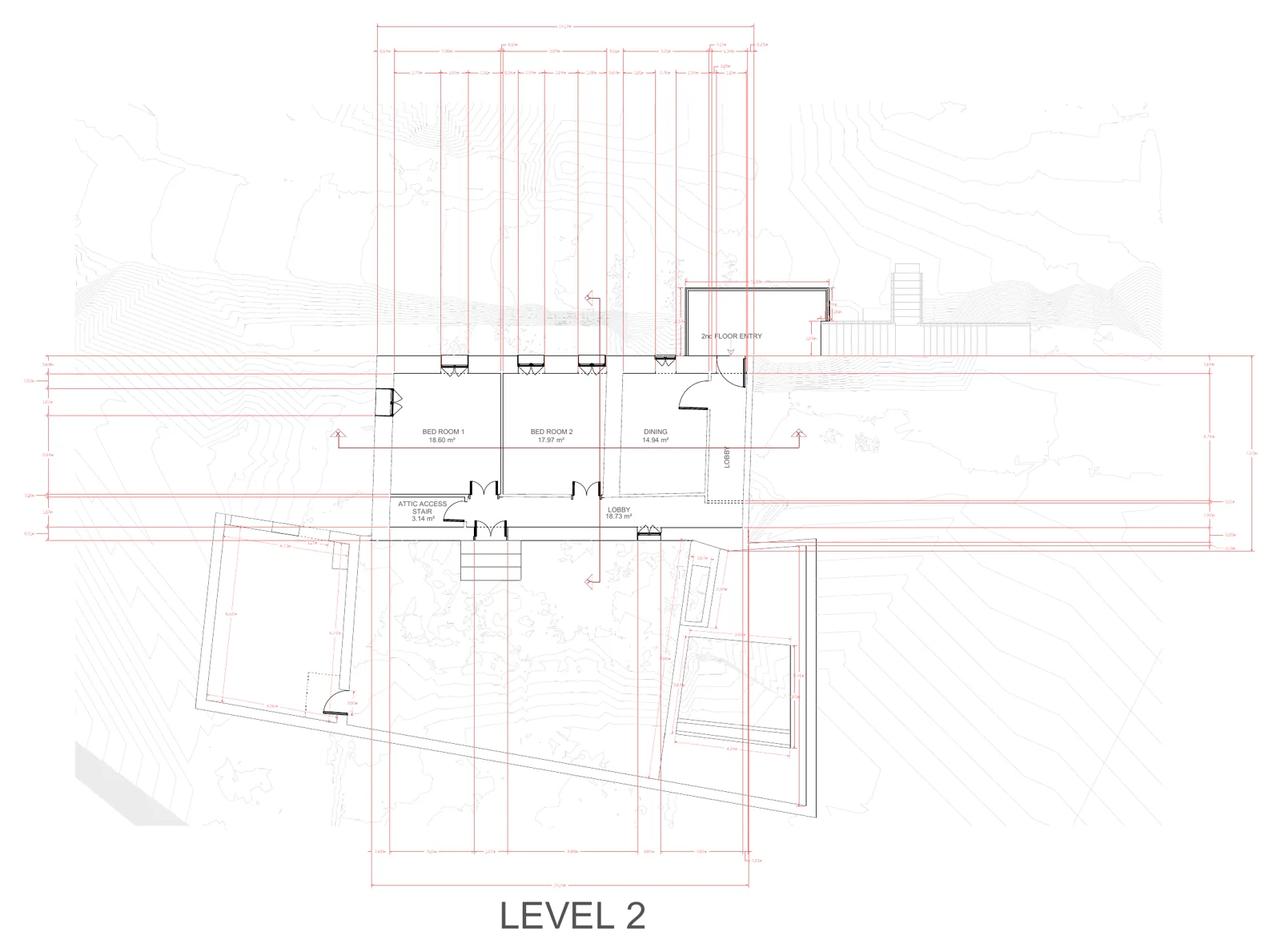 Grundriss Ebene 2